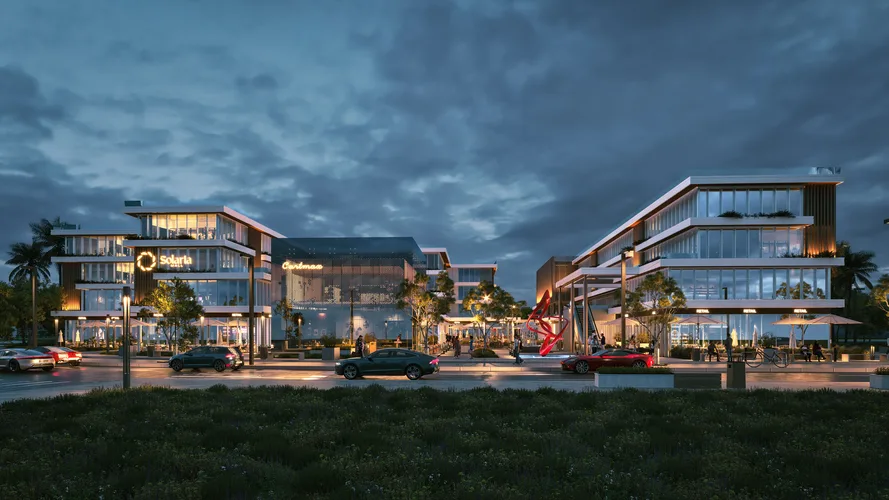 Solaria Mall architectural render